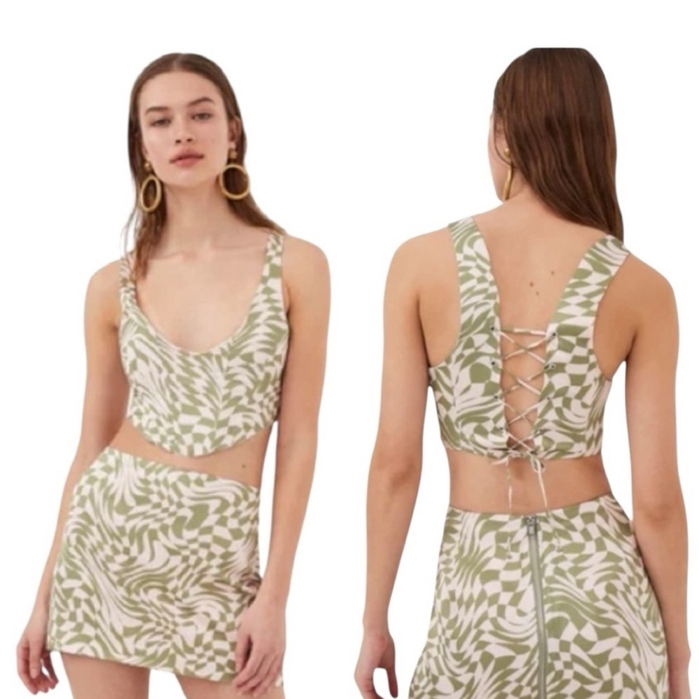 NWT For Love & Lemons "Nomi" Top Size Small - Picture 3 of 6